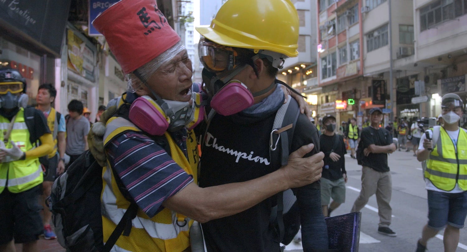 Still from Kiwi Chow's latest documentary, the Hong Kong protest-based "Revolution of Our Times."