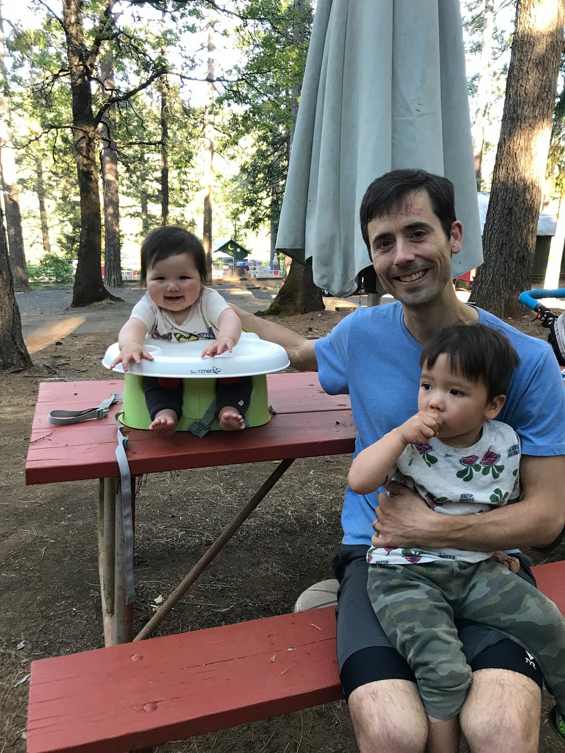 Kreycik with his children.