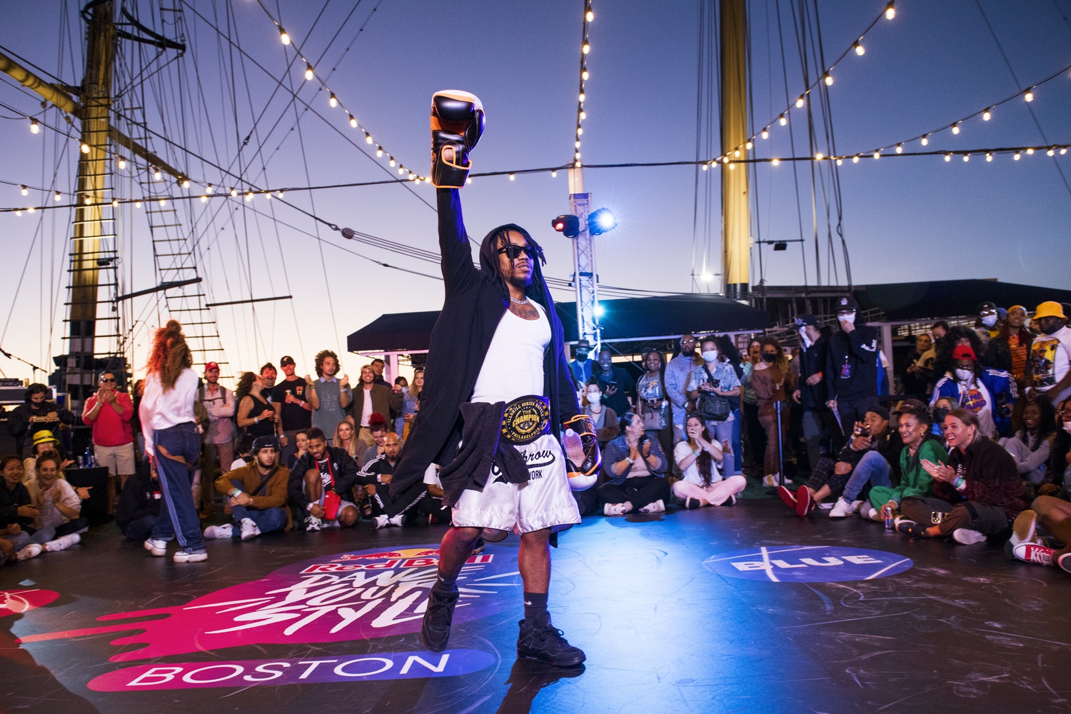 Lil-O competes at the Red Bull Dance Your Style qualifier in Boston, MA on September 10, 2021.