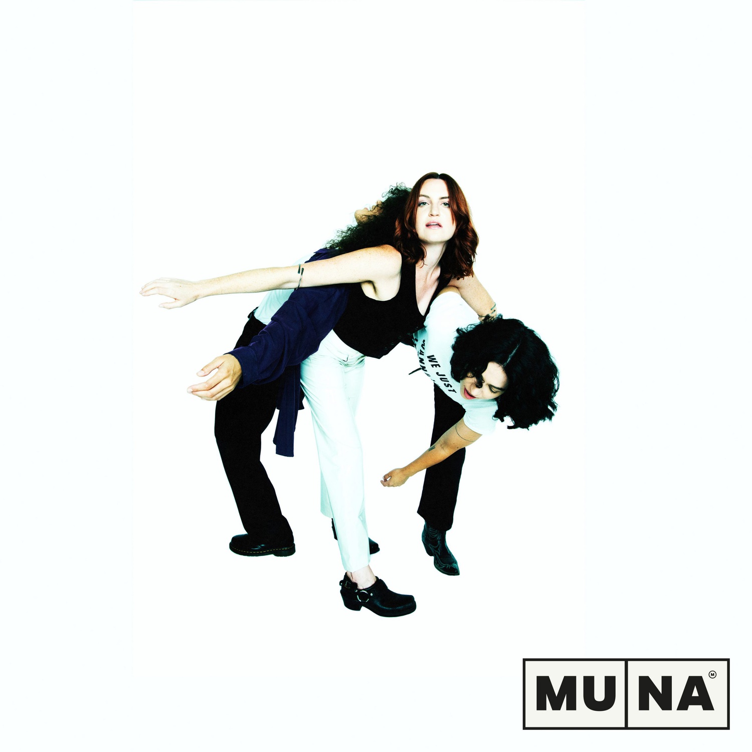 Single cover for MUNA and Phoebe Bridgers' "Silk Chiffon."