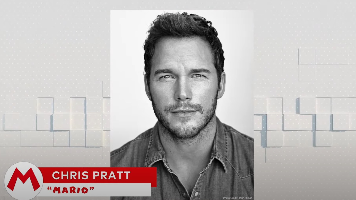 Chris Pratt was recently cast as Mario in a new Nintendo movie.