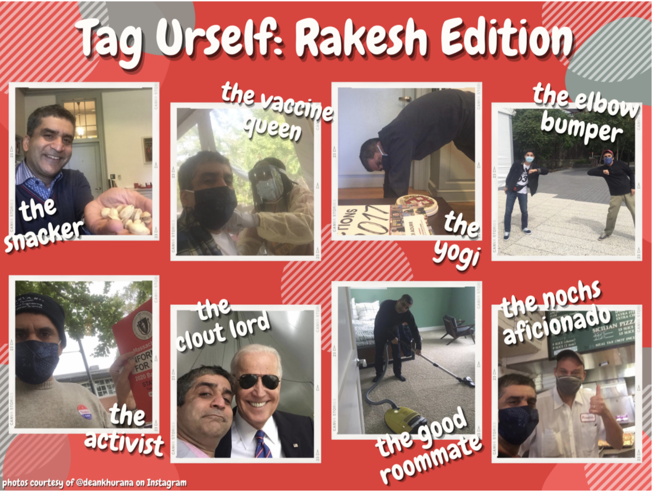 Tag Yourself: Dean Khurana's Instagram Edition