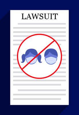Cover image for School Mask Mandate Lawsuit Design