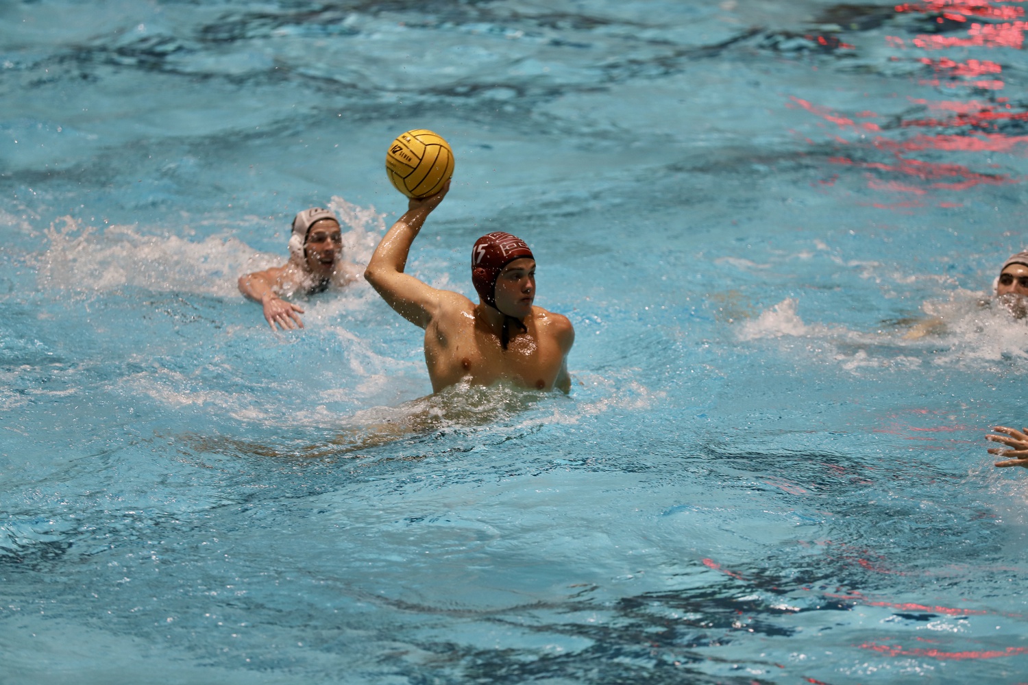 Sophomore Alexandru Bucur winds up against Wagner, a team Harvard has defeated twice thus far and will face again on Oct. 16.
