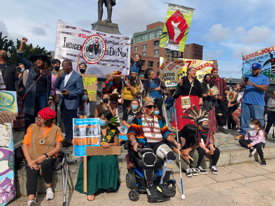 Cover image for Indigenous Peoples' Day March Signs