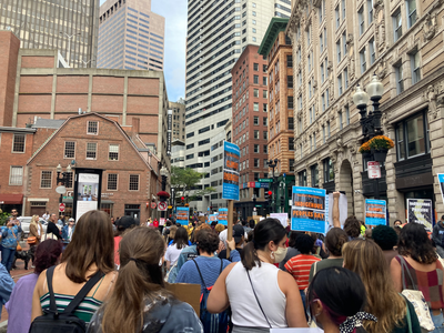 Cover image for Indigenous Peoples' Day March Crowd