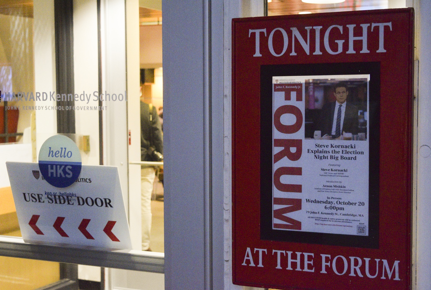 Steve Kornacki, NBC News and MSNBC National Political Correspondent, spoke at the IOP Wednesday night to explain the workings of the election night "big board."