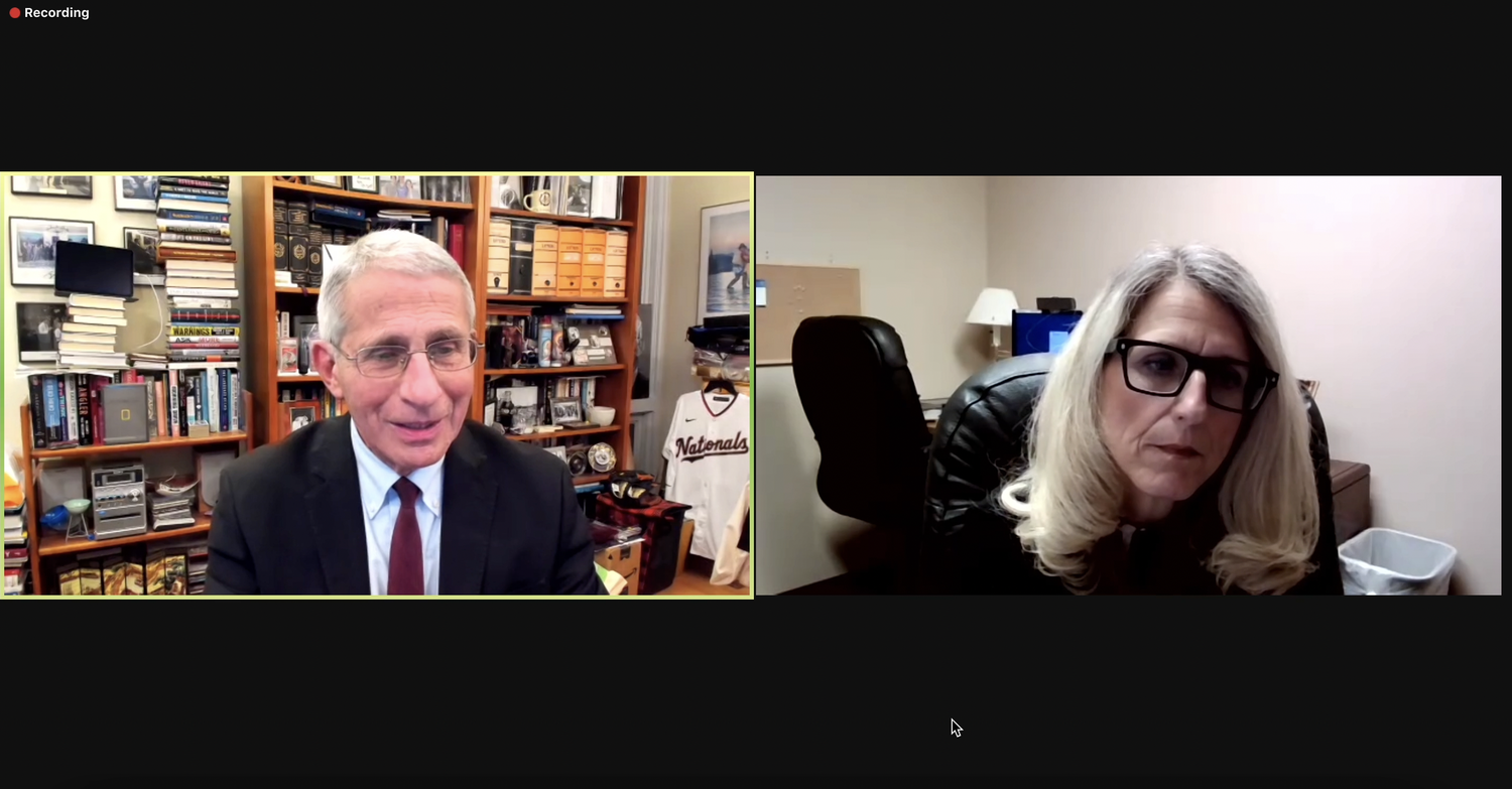 Harvard Medical School’s Francis A. Countway Library of Medicine hosted a webinar Thursday featuring National Institute of Allergy and Infectious Diseases director Anthony S. Fauci.