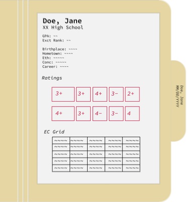 Cover image for Admission File Viewing Design