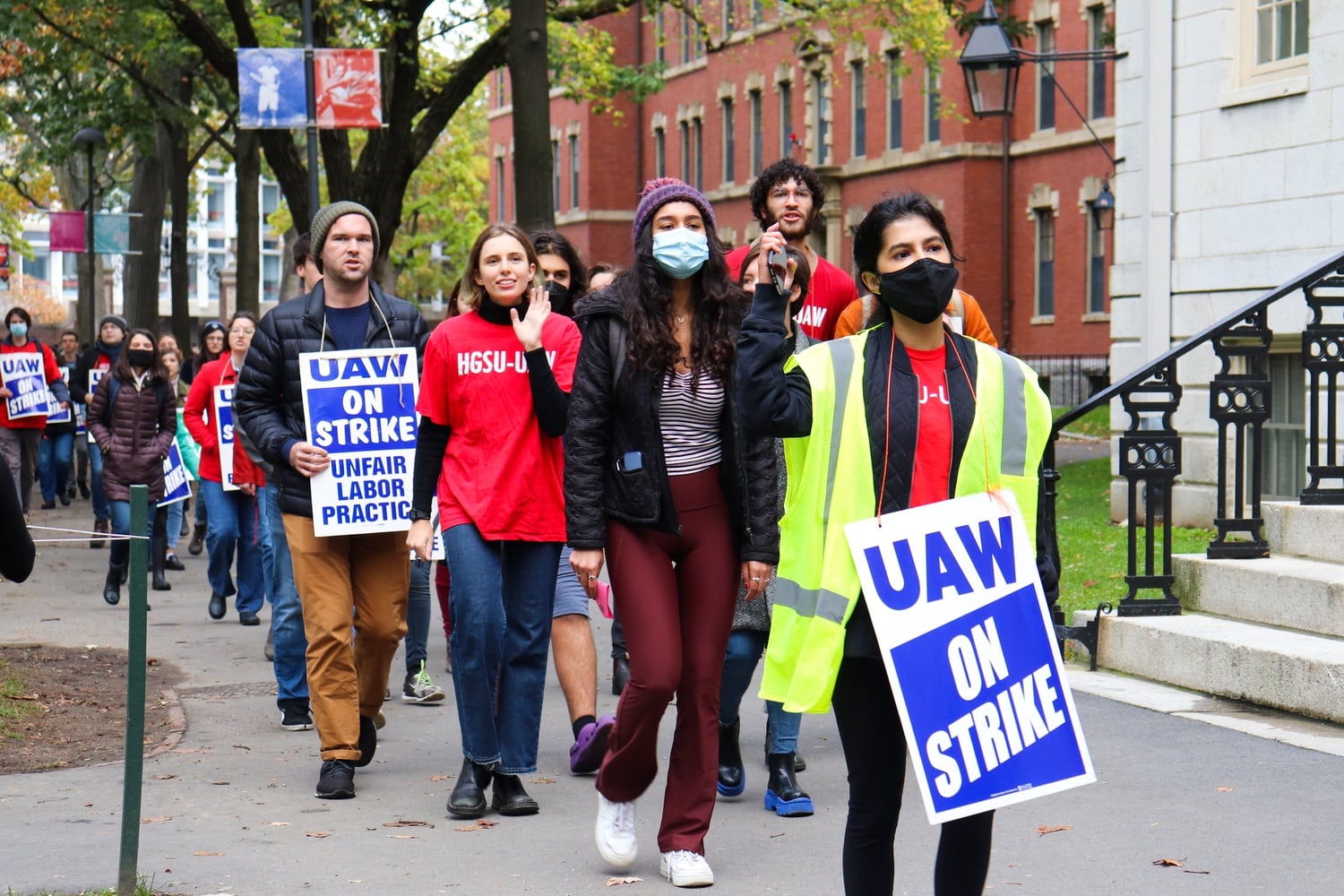 In October, Harvard's grad student union went on strike for three days as contract negotiations dragged on. The two sides reached a tentative agreement Nov. 15, which union members ratified in a vote ending Saturday.