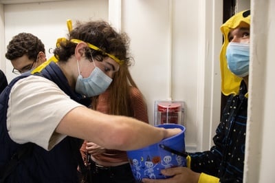 Cover image for Undergraduates Celebrate First Covid-Era Halloween on Campus