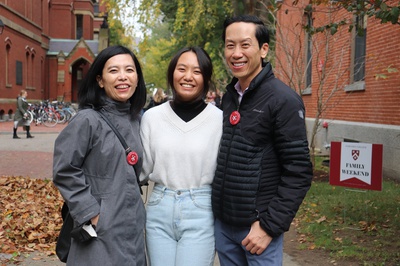 Cover image for Freshmen Parents Brave Strike, Storms for Family Weekend