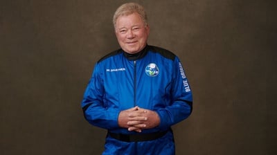 Cover image for William Shatner in Spacesuit