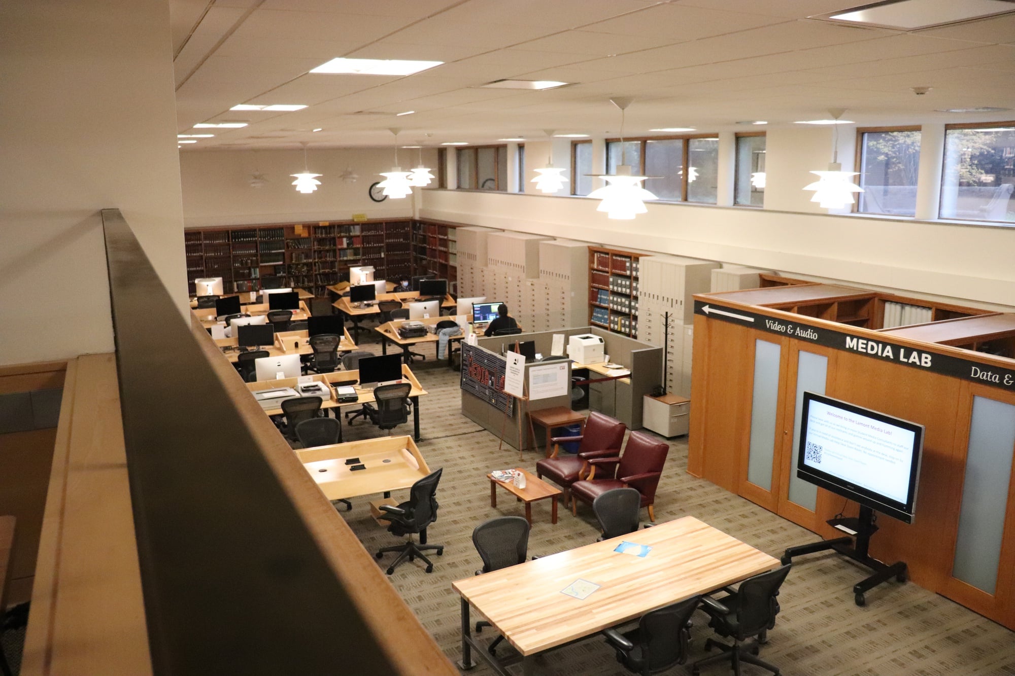 Lamont Library, a place some call their home away from home.