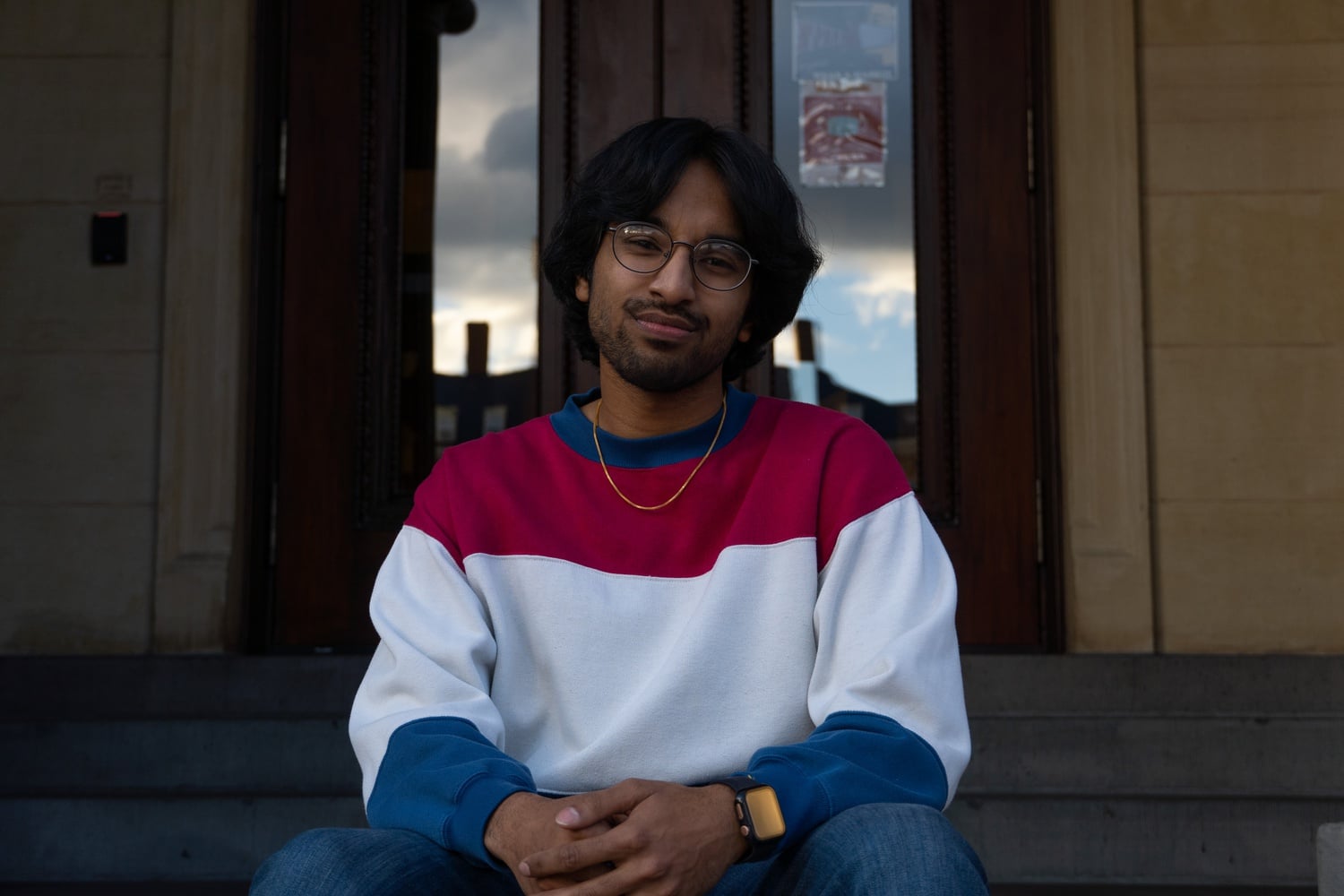 Fahedur Fahed '22 has volunteered at the Harvard Square Homeless Shelter for eight years. Fahed carries Narcan with him so that he is prepared to respond to overdoses.