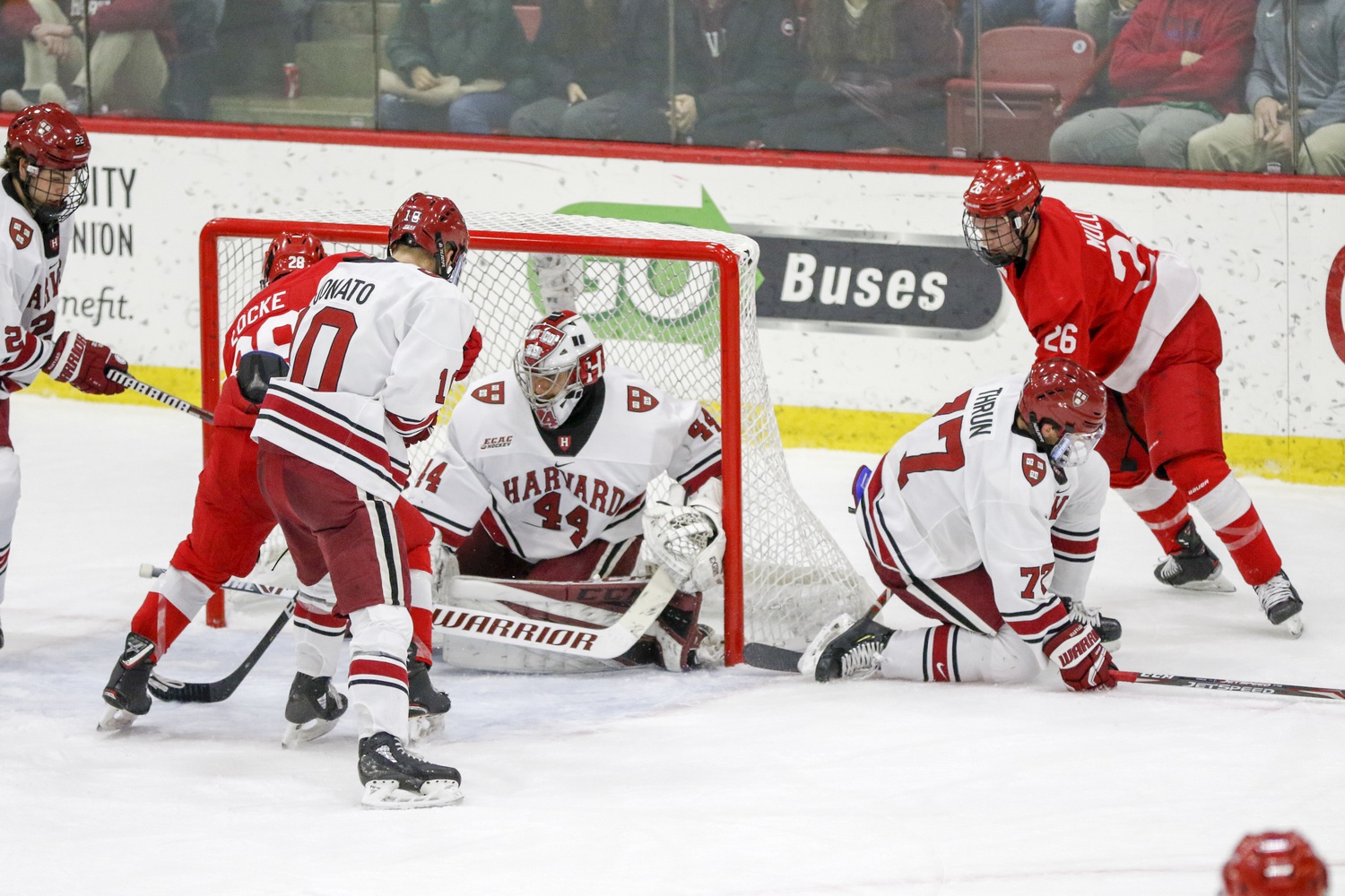 Harvard went 0-1-1 against Cornell in 2019-20, including a 3-1 home loss to the Big Red.