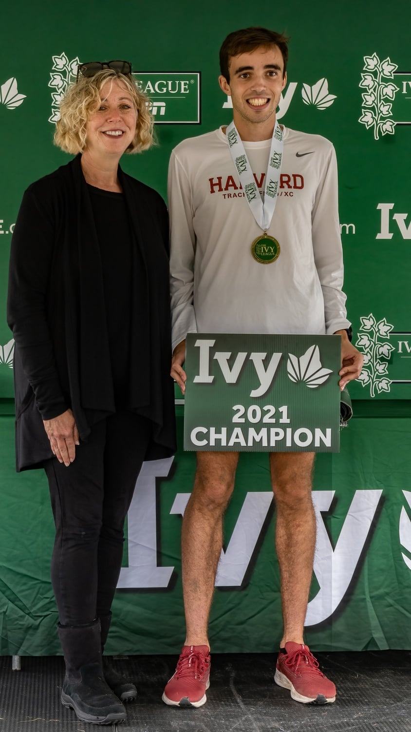 Senior Matthew Pereira poses with the individual first-place medal.