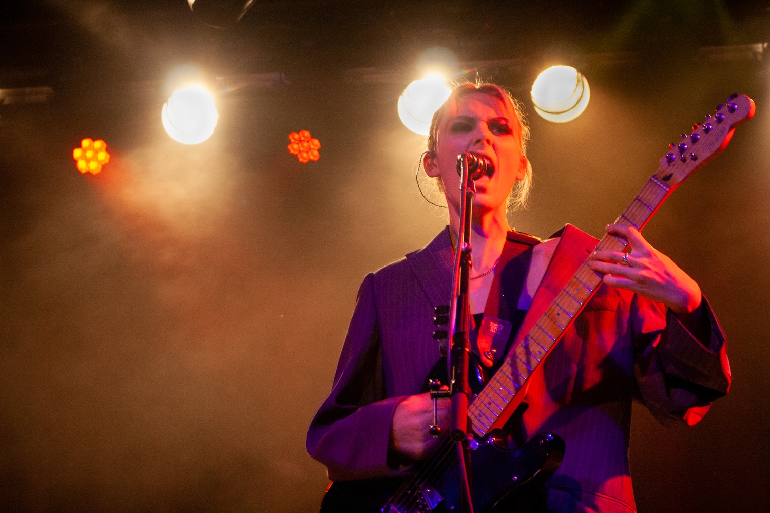 Singer Ellie Rowsell from Wolf Alice, an English alternative rock band, performs at Boston's Paradise Rock Club on Nov. 11.