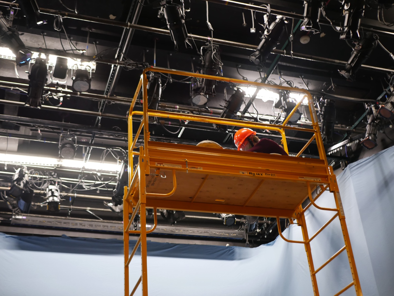 Many students who helped with technical elements for fall theater productions — such as "The Pirates of Penzance," pictured here — had no previous technical theater experience.