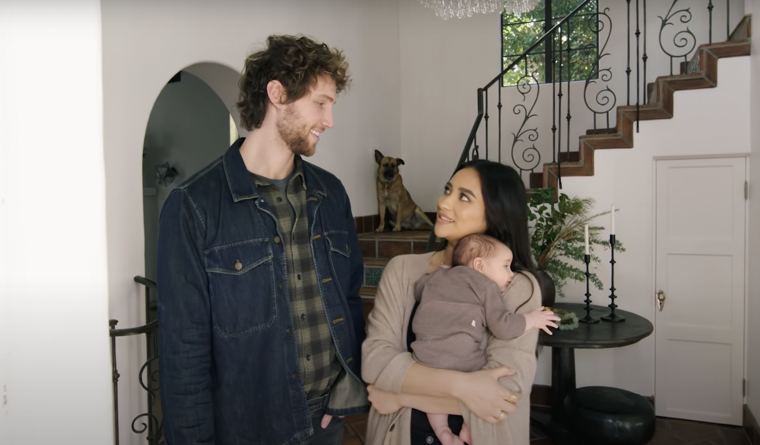 Shay Mitchell invited her designer and friend Chad Wood to her Architectural Digest "Open Door" tour.