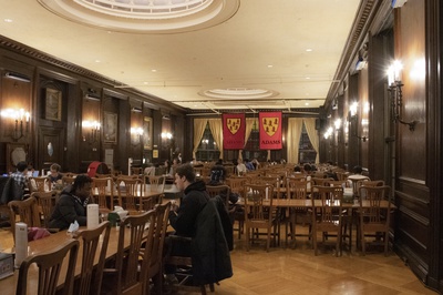 Cover image for ‘I Missed It So Much’: Adams Dining Hall Reopens, Though Some Fruit Flies Remain