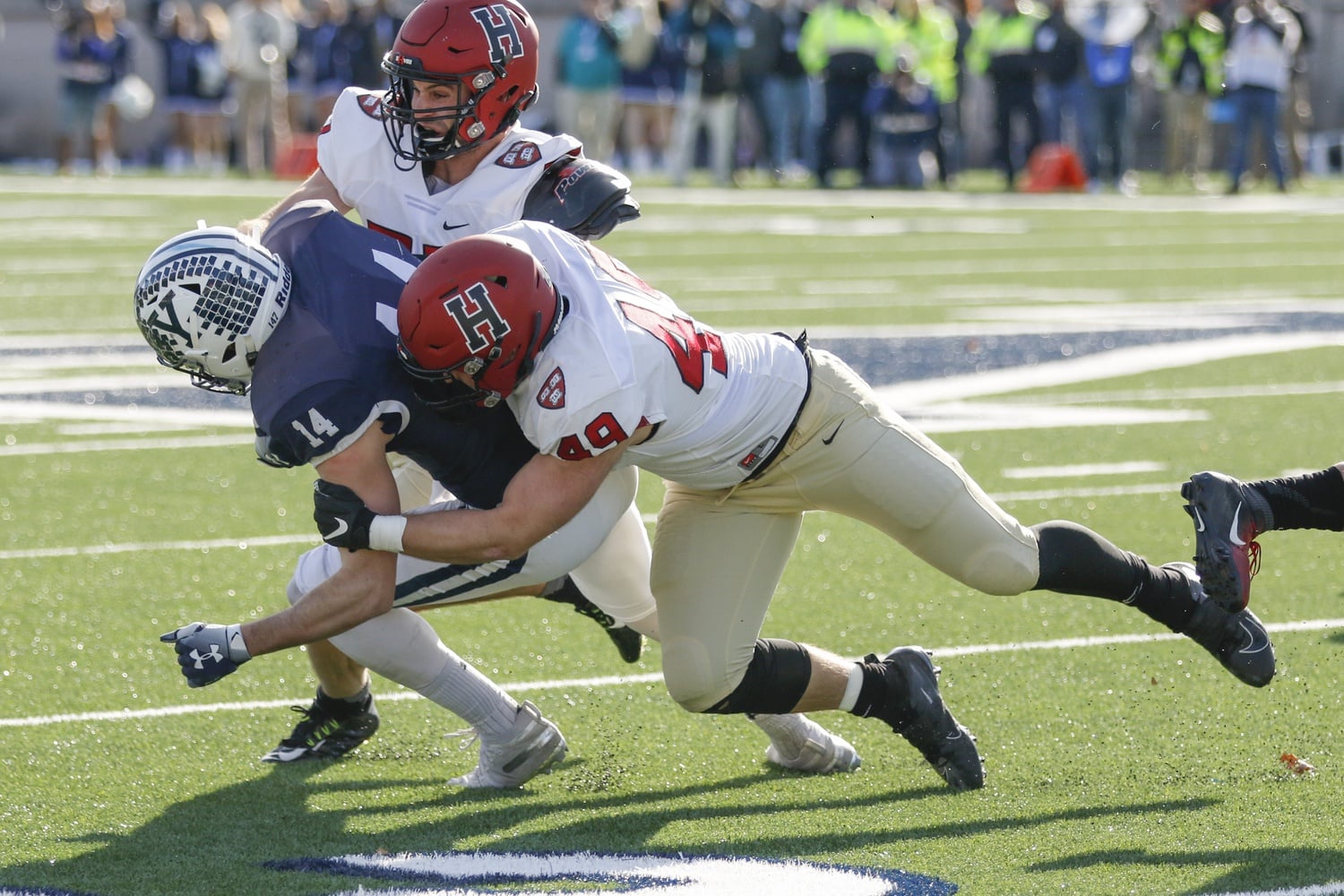 The Crimson and Bulldogs will both wrap up their 2021 campaigns on Saturday, with both teams having an outside chance at an Ivy League title.