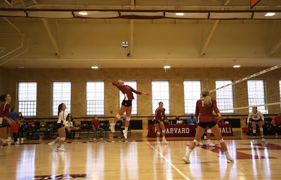 Cover image for Harvard Women’s Volleyball Finishes 2021 Campaign With Significant Improvement