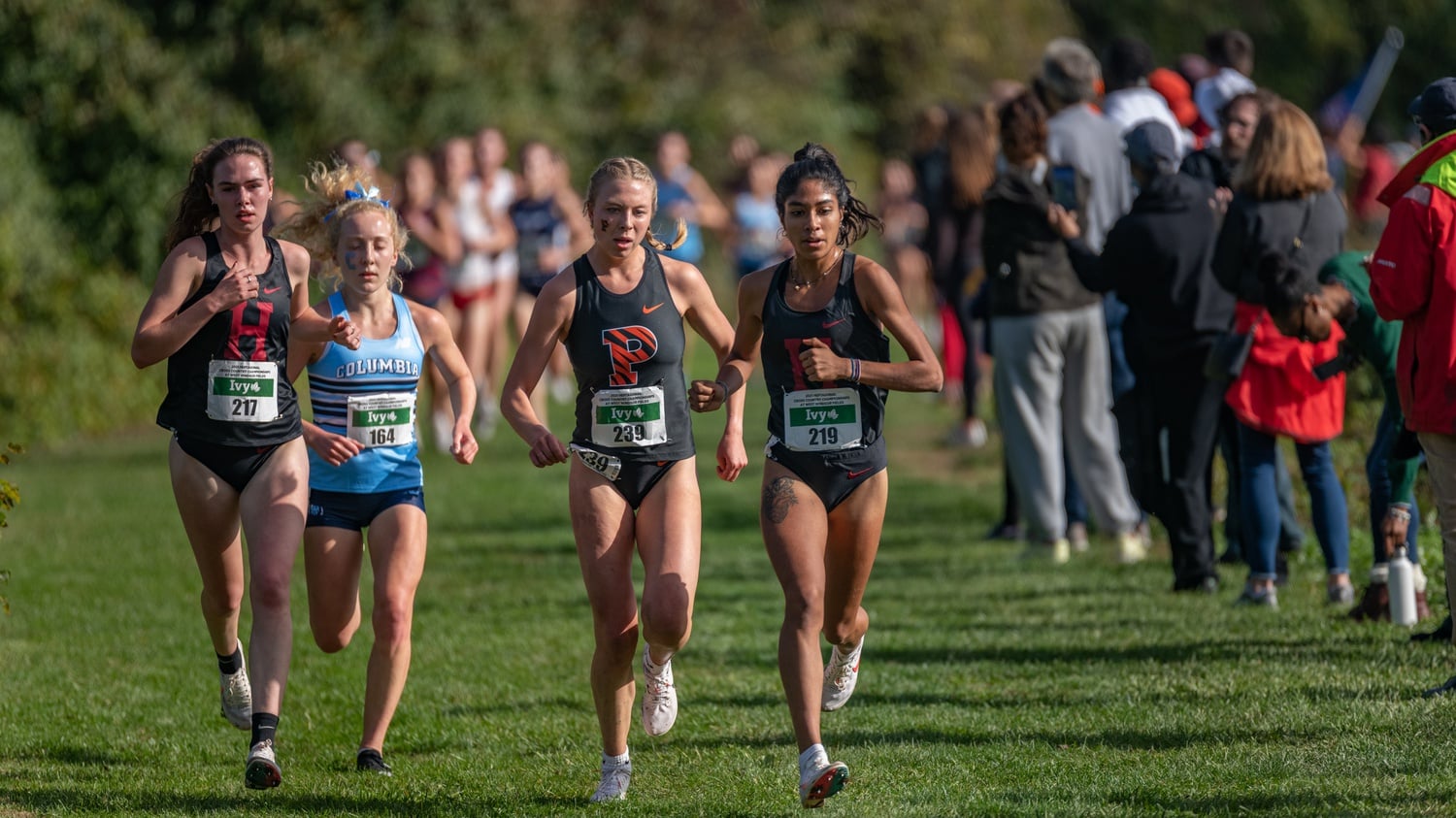 Iz Sagar (#219) leads the way at Ivy Heps. Individually, Sagar contributed to the Harvard scoring effort at NCAAs, finishing 173rd with a time of 20:57.