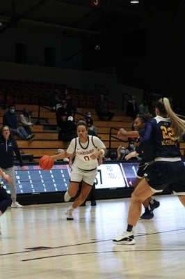 Cover image for Women’s Basketball Routs Merrimack in High-Scoring Home Showdown