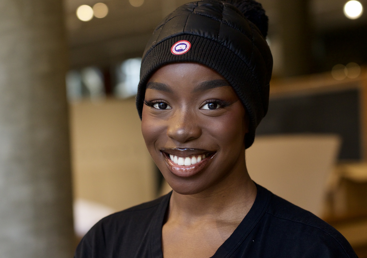 Obielumani N. Amudo ’23 is an AFVS concentrator who frequently works in the Carpenter Center.