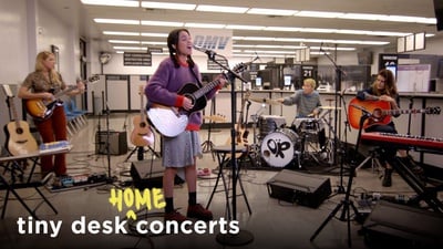 Cover image for Olivia Rodrigo’s Tiny Desk (Home) Concert: Not Your Average DMV Trip