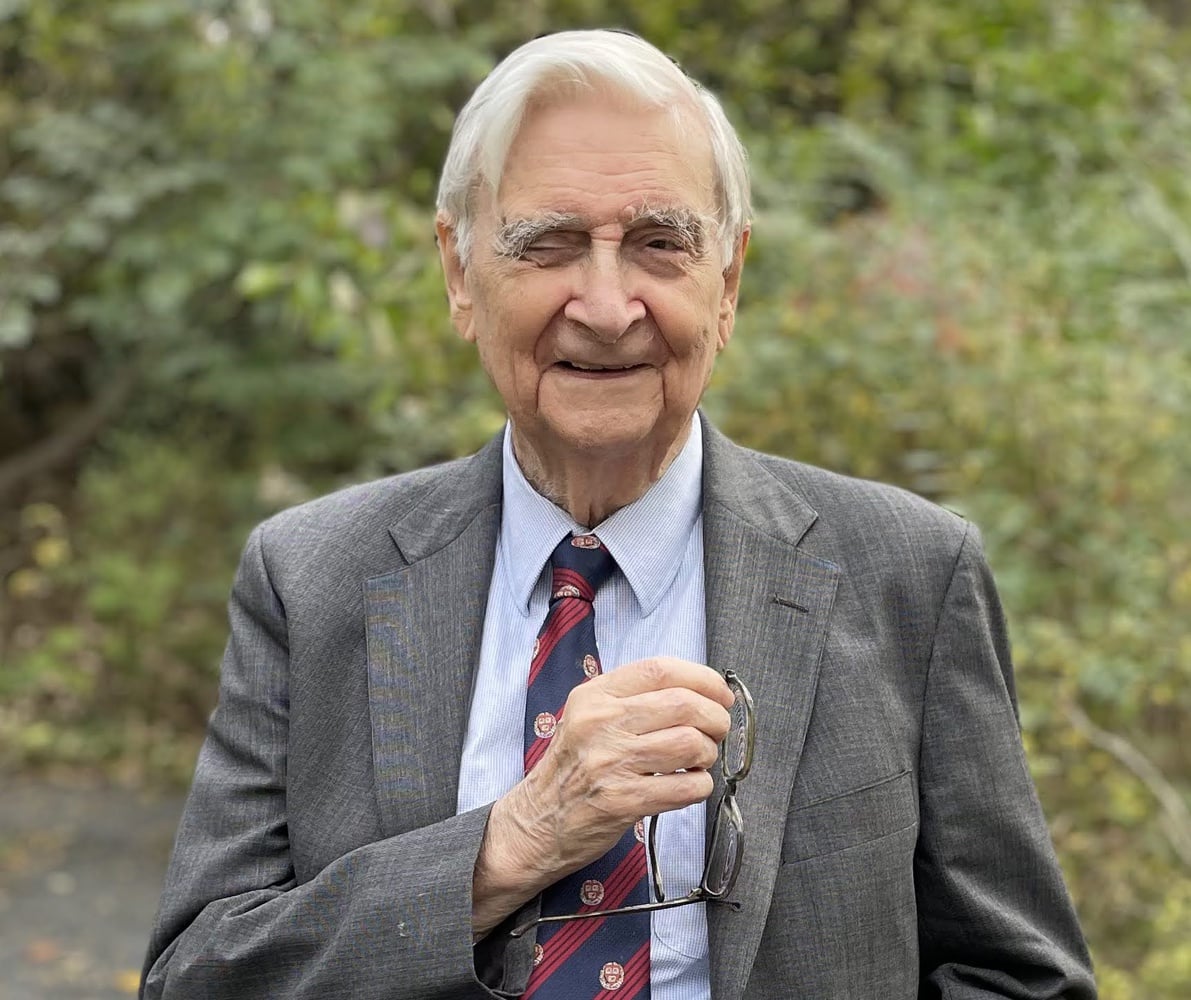 Edward O. Wilson continued lecturing at Harvard even after his official retirement.