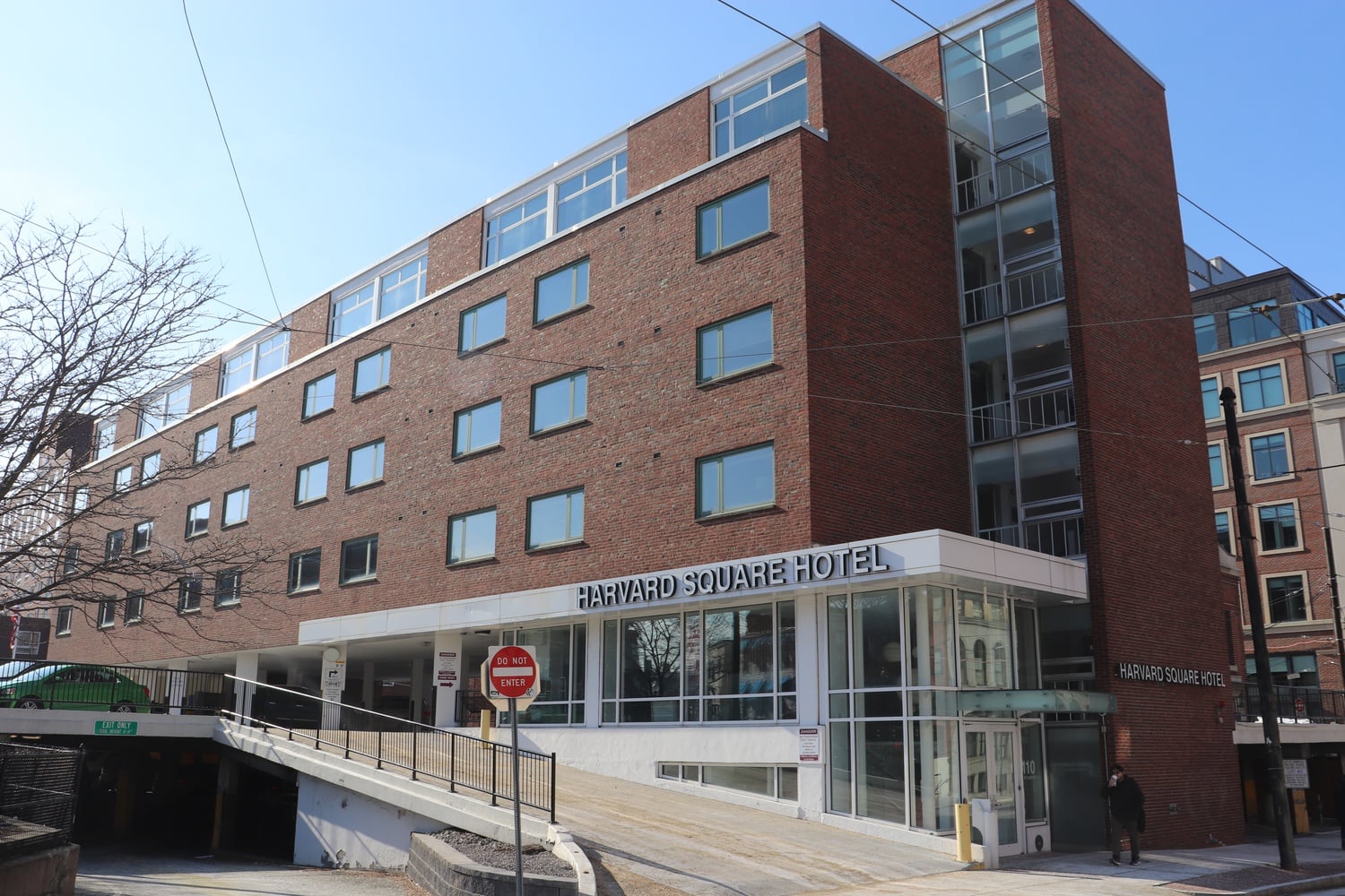 The Harvard Square Hotel served as isolation housing last semester for students who tested positive for Covid.