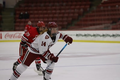 Cover image for Women's Ice Hockey Continues Strong Run with Conference Victories Over Princeton and Quinnipiac
