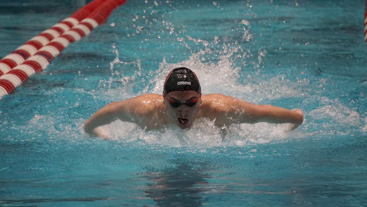 Harvard men's swimming and diving competes at the Ivy League Championships on Feb. 29, 2020. It went on to claim its 26th Ivy League title at that meet; it will look for its seventh consecutive conference championship between Feb. 23 and Feb. 26 in Princeton, N.J.