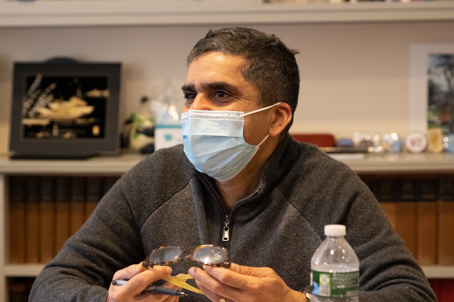 Dean of the College Rakesh Khurana spoke to The Crimson in an interview Thursday.
