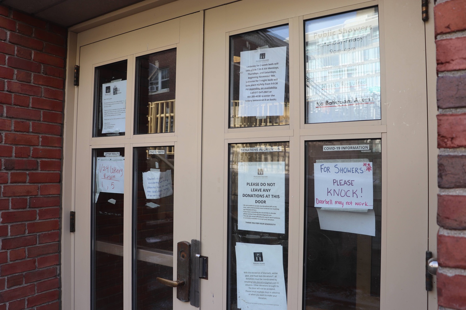 Homeless shelters in Cambridge have been trying to provide services for those in need while also attempting to minimize transmission of Covid-19.