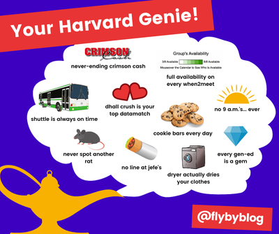 Cover image for Poof! It’s Your Harvard Genie!