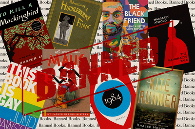 Cover image for Banned Books Collage