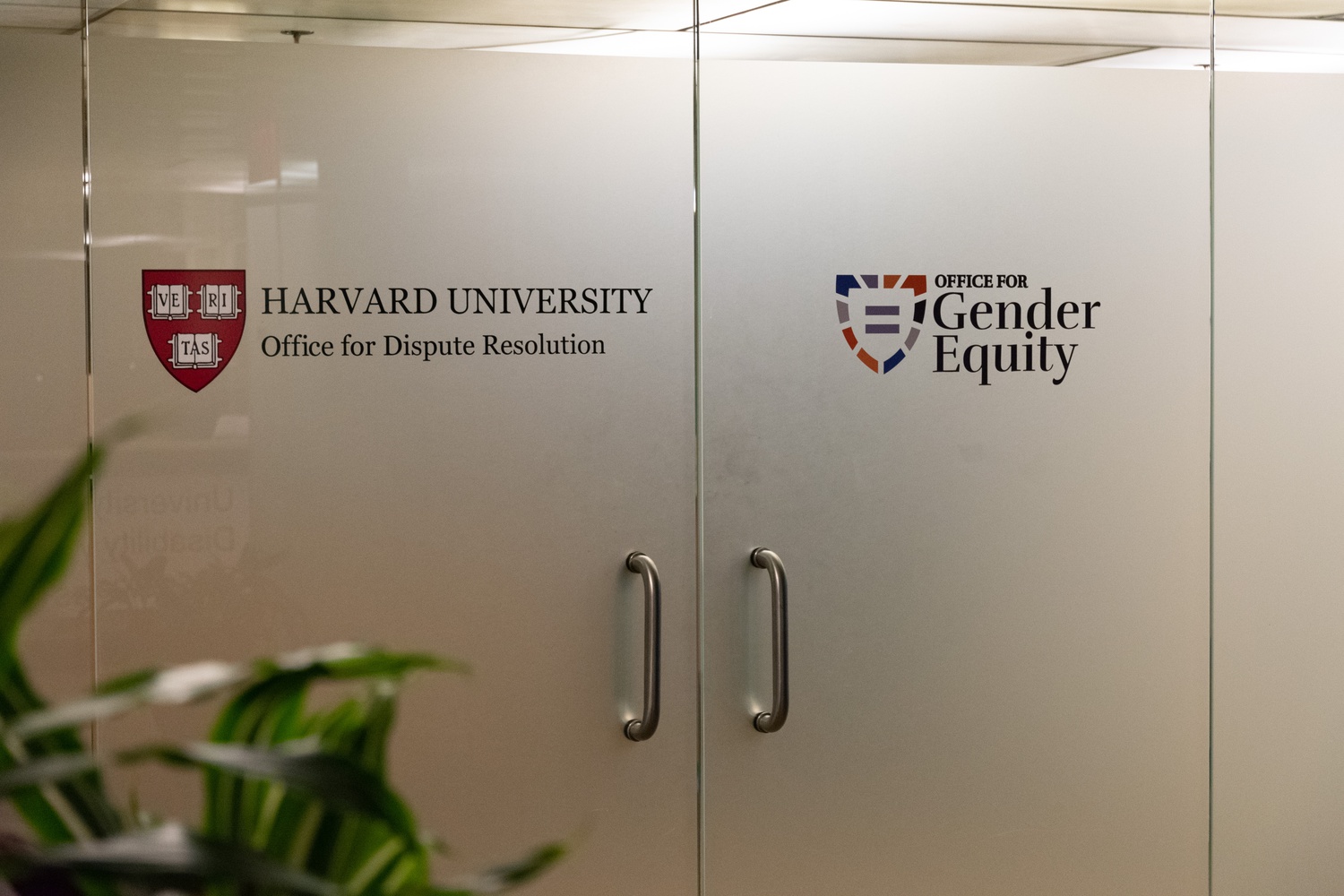Harvard's Office for Gender Equity is located in the Smith Campus Center.