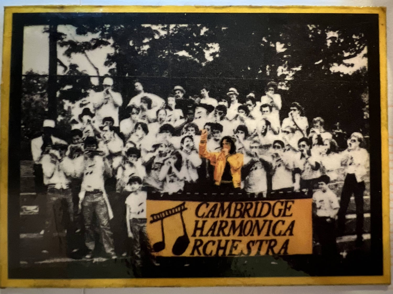 The Cambridge Harmonica Orchestra, a short-lived but memorable ensemble of local musicians which ran from 1981 to 1986.