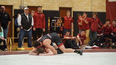 Cover image for Three Crimson Wrestlers Compete at NCAA Championships in Kansas City