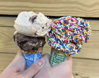 Cover image for ben and jerry's cones