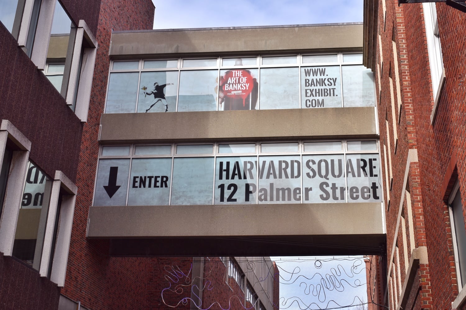 Banksy is famous for his anti-capitalist art. The tickets to the show in Harvard Yard cost as much as $110.
