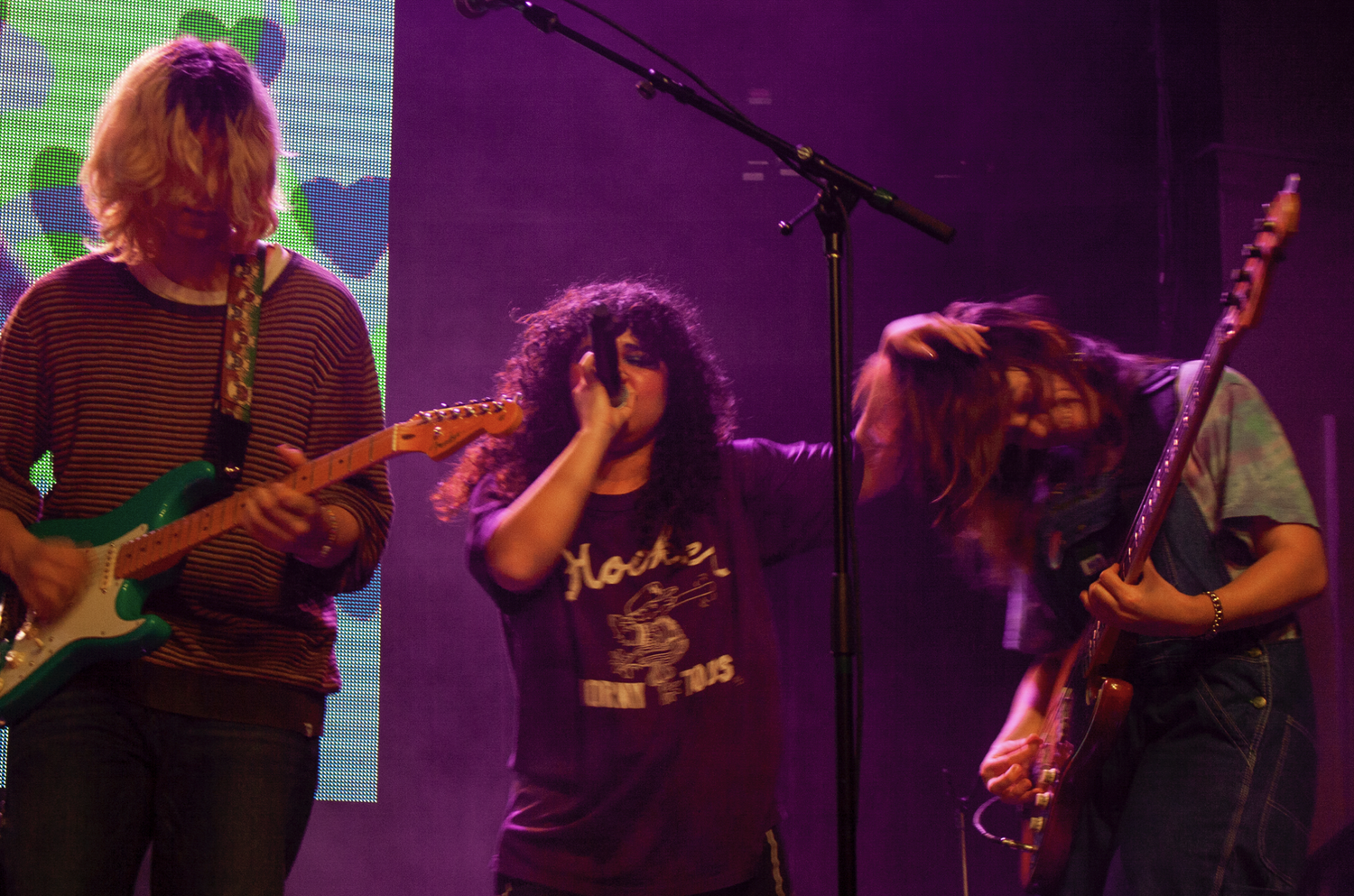 Remi Wolf, guitarist Jack DeMeo, bassist Maddie Jay, and drummer Conor Malloy (not pictured) were a happy family on stage.