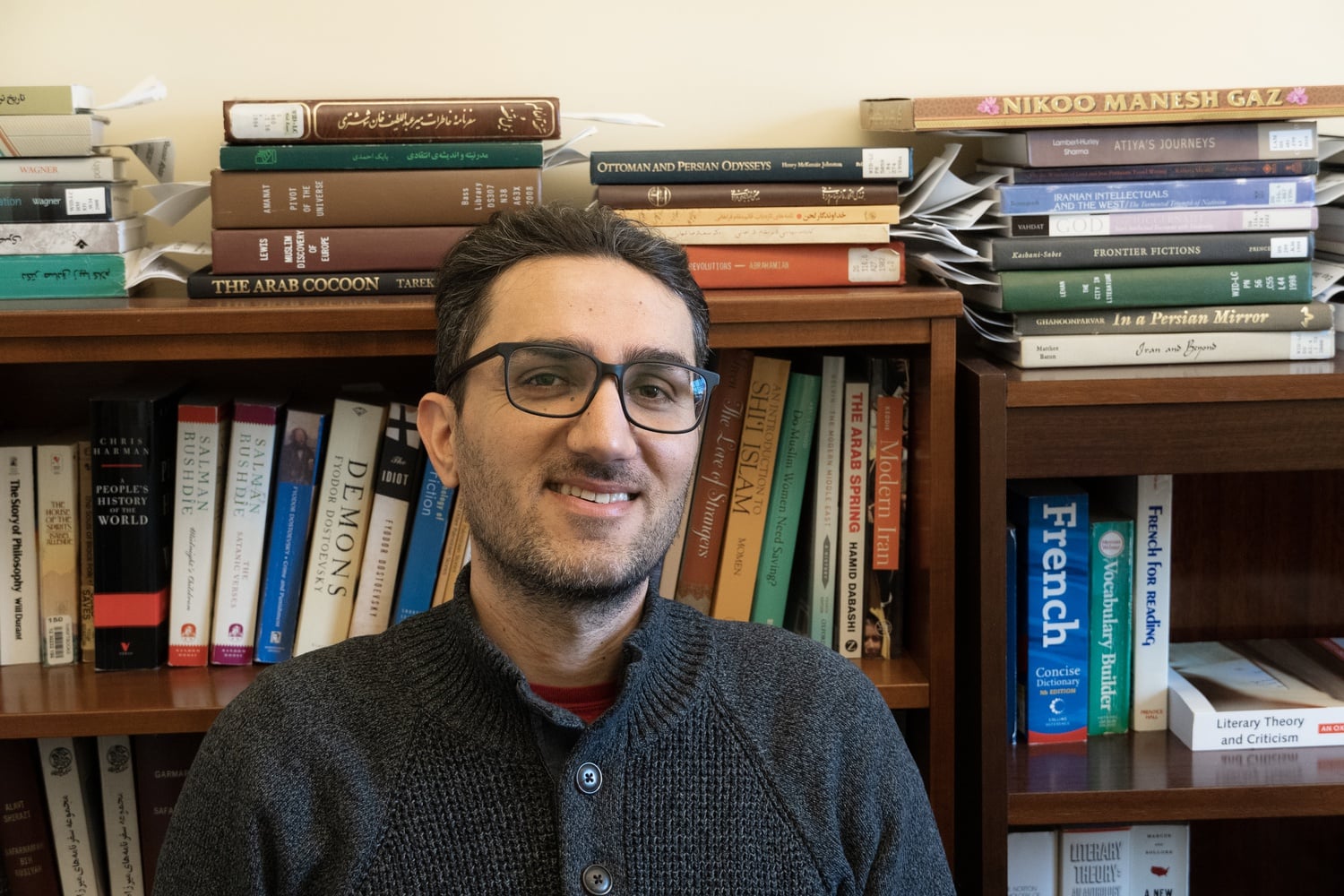 Mojtaba Ebrahimian, a Persian language preceptor, came to Harvard out of a desire to teach and for the resources available in the Harvard Libraries.