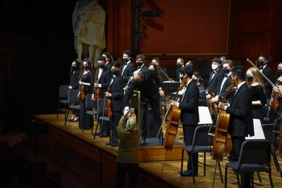 Cover image for In Photos: Backstage with the Harvard-Radcliffe Orchestra