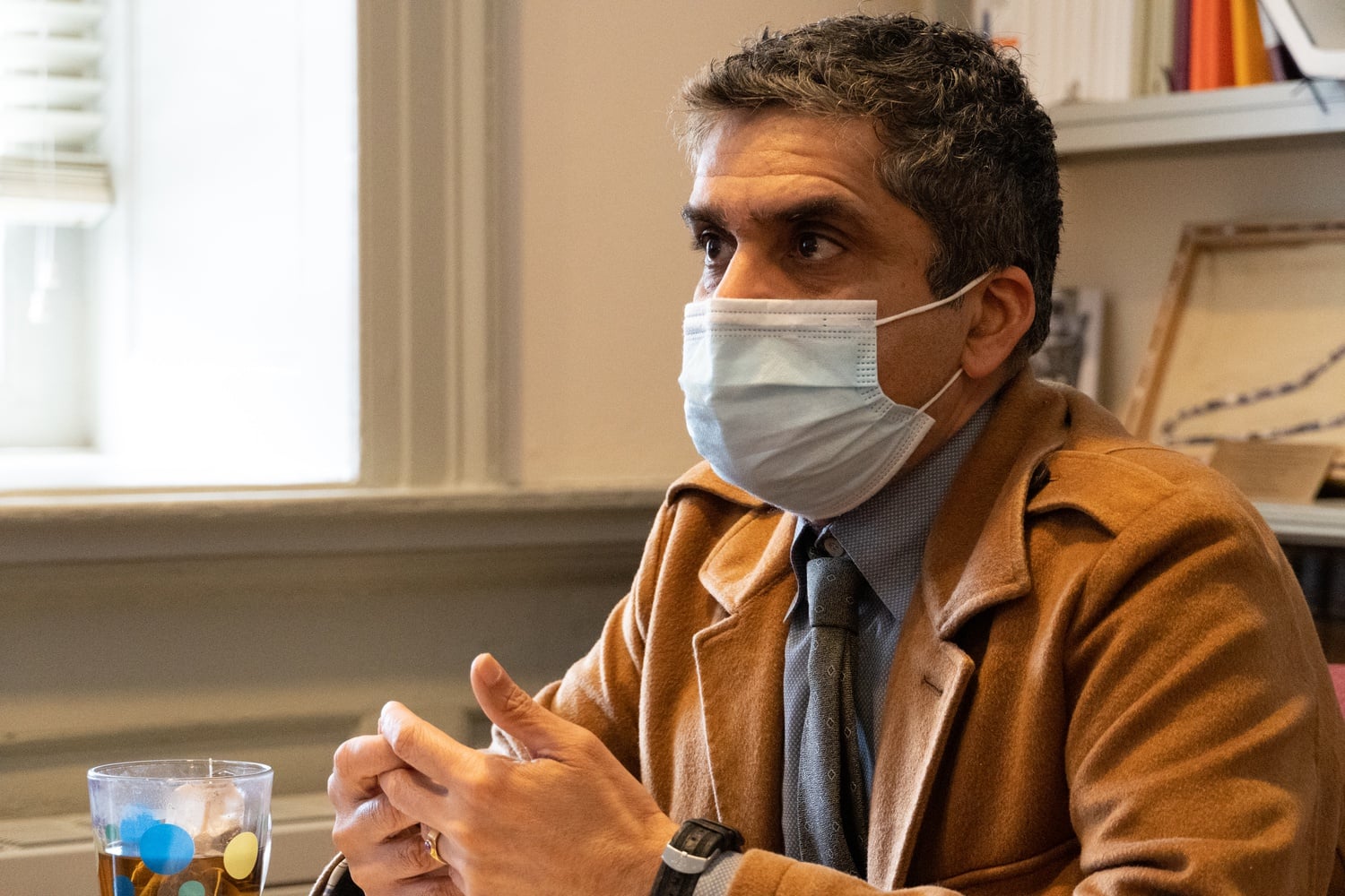 Dean of the College Rakesh Khurana spoke to The Crimson in an interview Thursday.