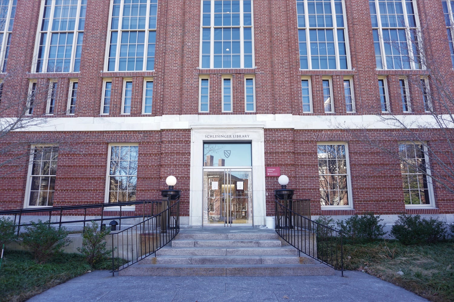The Schlesinger Library on the History of Women in America is housed at Harvard's Radcliffe Institute for Advanced Study.