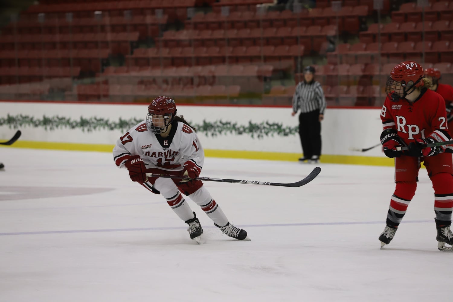The Harvard women's ice hockey team dropped both games of its double header this past weekend to Brown and Yale.